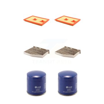 2x Air + 2x Cabin + 2x Engine Oil Filter (6 Total) Kit For Volkswagen Jetta KFM-100604