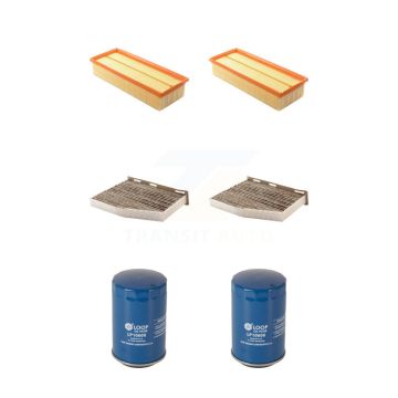 2x Air + 2x Cabin + 2x Engine Oil Filter (6 Total) Kit For Volkswagen Tiguan Jetta Audi KFM-100605