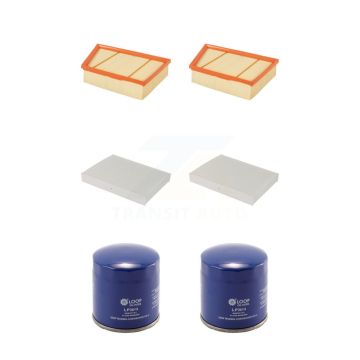 2x Air + 2x Cabin + 2x Engine Oil Filter (6 Total) Kit For Land Rover Range Evoque Sport KFM-100618