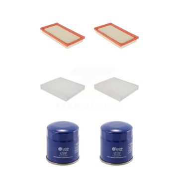 2x Air + 2x Cabin + 2x Engine Oil Filter (6 Total) Kit For Toyota RAV4 Corolla Camry KFM-100623