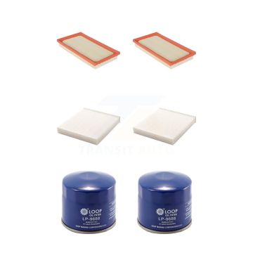 2x Air + 2x Cabin + 2x Engine Oil Filter (6 Total) Kit For Subaru BRZ Toyota 86 KFM-100625