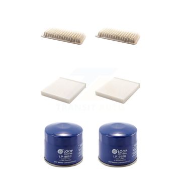 2x Air + 2x Cabin + 2x Engine Oil Filter (6 Total) Kit For Scion FR-S Subaru BRZ Toyota KFM-100626