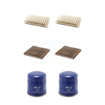 2x Air + 2x Cabin + 2x Engine Oil Filter (6 Total) Kit For Toyota Corolla Yaris iM KFM-100627
