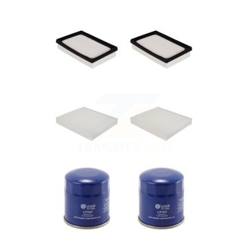 2x Air + 2x Cabin + 2x Engine Oil Filter (6 Total) Kit For Toyota Corolla Prius Prime C KFM-100628
