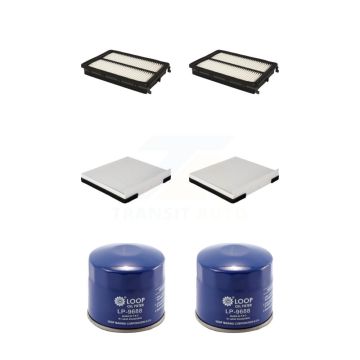 2x Air + 2x Cabin + 2x Engine Oil Filter (6 Total) Kit For 2019-2020 Hyundai Santa Fe KFM-100632