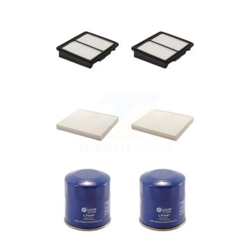 2x Air + 2x Cabin + 2x Engine Oil Filter (6 Total) Kit For INFINITI M35 KFM-100633