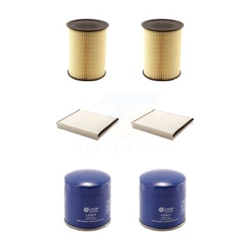 2x Air + 2x Cabin + 2x Engine Oil Filter (6 Total) Kit For Ford Escape Focus Lincoln MKC KFM-100635