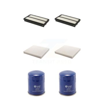 2x Air + 2x Cabin + 2x Engine Oil Filter (6 Total) Kit For 2014-2015 Acura MDX KFM-100636