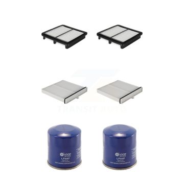 2x Air + 2x Cabin + 2x Engine Oil Filter (6 Total) Kit For 2016-2021 Mazda CX-3 KFM-100637