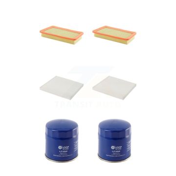 2x Air + 2x Cabin + 2x Engine Oil Filter (6 Total) Kit For 2015-2017 Chrysler 200 2.4L KFM-100638