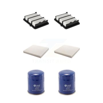 2x Air + 2x Cabin + 2x Engine Oil Filter (6 Total) Kit For 2018-2022 Honda Accord 1.5L KFM-100639