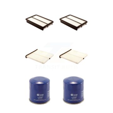 2x Air + 2x Cabin + 2x Engine Oil Filter (6 Total) Kit For Mazda CX-5 3 Sport 6 KFM-100645