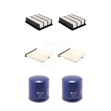 2x Air + 2x Cabin + 2x Engine Oil Filter (6 Total) Kit For 2019 Mazda CX-5 2.2L KFM-100646