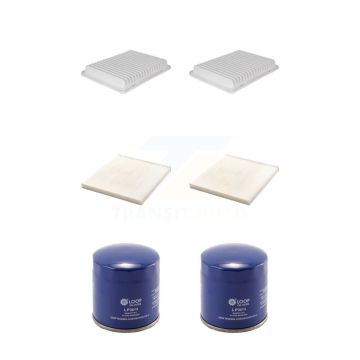 2x Air + 2x Cabin + 2x Engine Oil Filter (6 Total) Kit For 2005-2023 Toyota Tacoma 2.7L KFM-100647