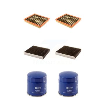 2x Air + 2x Cabin + 2x Engine Oil Filter (6 Total) Kit For 2010 Buick LaCrosse Allure KFM-100649