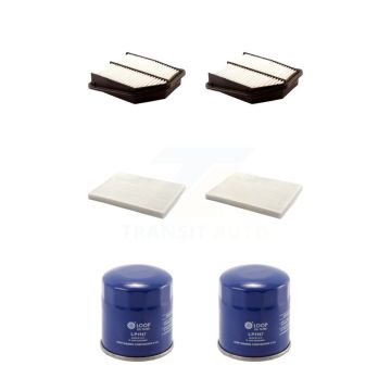 2x Air + 2x Cabin + 2x Engine Oil Filter (6 Total) Kit For 09-10 Suzuki Grand Vitara 2.4L KFM-100662