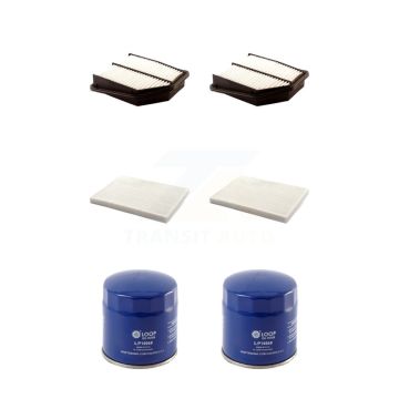 2x Air + 2x Cabin + 2x Engine Oil Filter (6 Total) Kit For 09-10 Suzuki Grand Vitara 3.2L KFM-100663
