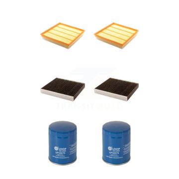 2x Air + 2x Cabin + 2x Engine Oil Filter (6 Total) Kit For Cadillac SRX KFM-100668