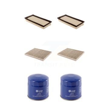 2x Air + 2x Cabin + 2x Engine Oil Filter (6 Total) Kit For Dodge Caravan Grand Chrysler & KFM-100670