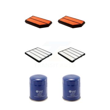 2x Air + 2x Cabin + 2x Engine Oil Filter (6 Total) Kit For Honda Pilot Acura MDX KFM-100673