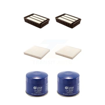 2x Air + 2x Cabin + 2x Engine Oil Filter (6 Total) Kit For Mitsubishi Lancer Outlander KFM-100679