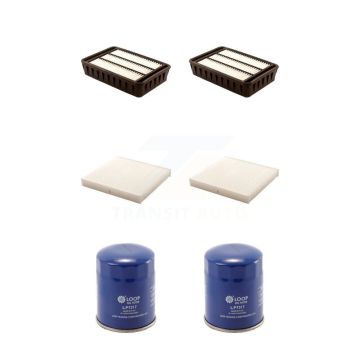 2x Air + 2x Cabin + 2x Engine Oil Filter (6 Total) Kit For Mitsubishi Lancer Outlander KFM-100680
