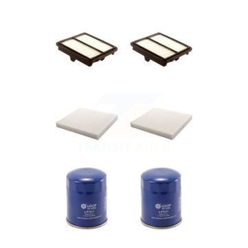 2x Air + 2x Cabin + 2x Engine Oil Filter (6 Total) Kit For Honda Civic Acura ILX 1.5L KFM-100686