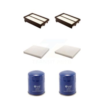 2x Air + 2x Cabin + 2x Engine Oil Filter (6 Total) Kit For Honda Civic Acura ILX 2.4L KFM-100688