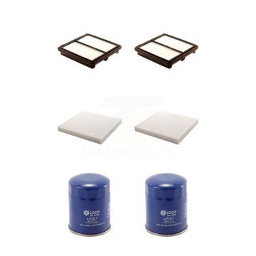 2x Air + 2x Cabin + 2x Engine Oil Filter (6 Total) Kit For 2006-2011 Honda Civic 1.3L KFM-100689