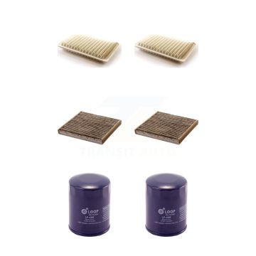 2x Air + 2x Cabin + 2x Engine Oil Filter (6 Total) Kit For Toyota Camry KFM-100693