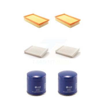 2x Air + 2x Cabin + 2x Engine Oil Filter (6 Total) Kit For Ford Fusion Mercury Milan KFM-100697