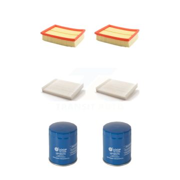 2x Air + 2x Cabin + 2x Engine Oil Filter (6 Total) Kit For 2010-2012 Ford Fusion 3.0L KFM-100698