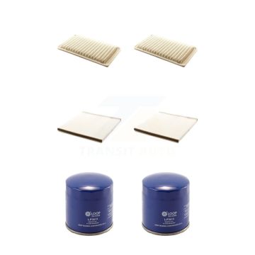 2x Air + 2x Cabin + 2x Engine Oil Filter (6 Total) Kit For Toyota Camry Sienna Solara KFM-100706