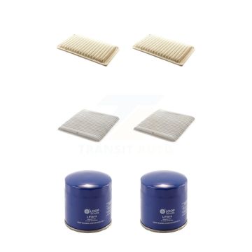 2x Air + 2x Cabin + 2x Engine Oil Filter (6 Total) Kit For Toyota Sienna LE CE with 3.3L KFM-100707