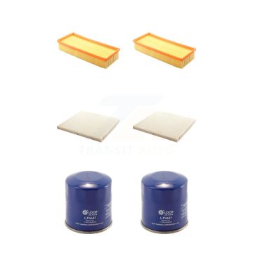 2x Air + 2x Cabin + 2x Engine Oil Filter (6 Total) Kit For Nissan Altima KFM-100713