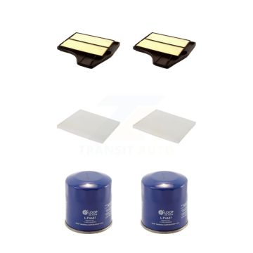 2x Air + 2x Cabin + 2x Engine Oil Filter (6 Total) Kit For Nissan Altima KFM-100715