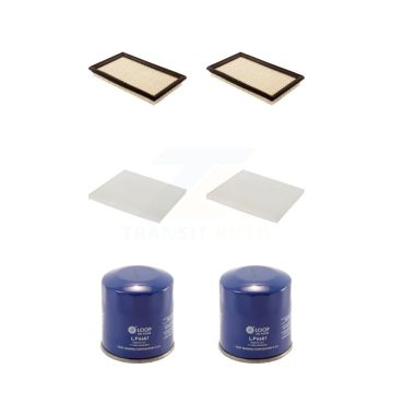 2x Air + 2x Cabin + 2x Engine Oil Filter (6 Total) Kit For Nissan Murano Pathfinder QX60 KFM-100716