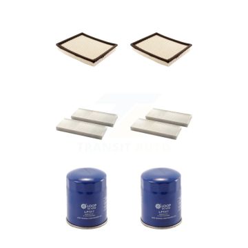 2x Air + 2x Cabin + 2x Engine Oil Filter (6 Total) Kit For Nissan Frontier Pathfinder KFM-100720