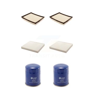 2x Air + 2x Cabin + 2x Engine Oil Filter (6 Total) Kit For Nissan Frontier NV2500 NV3500 KFM-100722