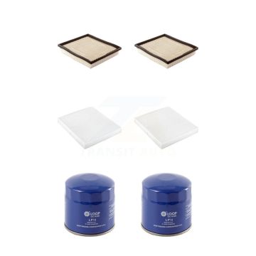 2x Air + 2x Cabin + 2x Engine Oil Filter (6 Total) Kit For Chrysler Sebring Dodge Avenger KFM-100730