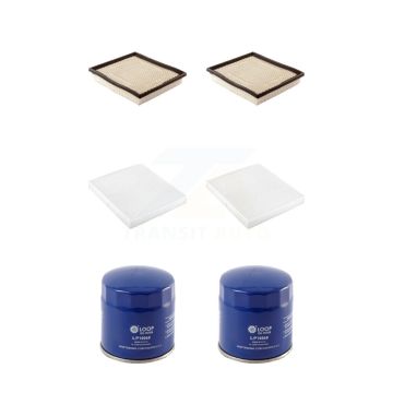 2x Air + 2x Cabin + 2x Engine Oil Filter (6 Total) Kit For Chrysler Sebring Dodge Avenger KFM-100732