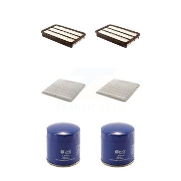 2x Air + 2x Cabin + 2x Engine Oil Filter (6 Total) Kit For 2003 Toyota Sienna 3.0L KFM-100737