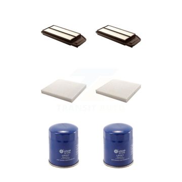 2x Air + 2x Cabin + 2x Engine Oil Filter (6 Total) Kit For Honda Accord Acura TSX KFM-100742