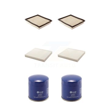 2x Air + 2x Cabin + 2x Engine Oil Filter (6 Total) Kit For Dodge Grand Caravan Chrysler & KFM-100747