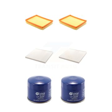 2x Air + 2x Cabin + 2x Engine Oil Filter (6 Total) Kit For 2007-2012 Kia Rondo KFM-100750