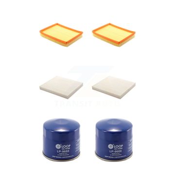 2x Air + 2x Cabin + 2x Engine Oil Filter (6 Total) Kit For Kia Optima Magentis KFM-100751