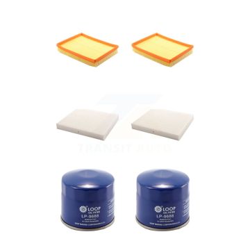 2x Air + 2x Cabin + 2x Engine Oil Filter (6 Total) Kit For Kia Optima Magentis KFM-100752