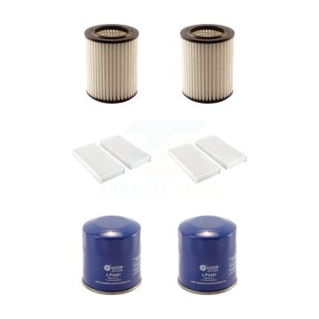2x Air + 2x Cabin + 2x Engine Oil Filter (6 Total) Kit For 2002-2003 Honda Civic 2.0L KFM-100761