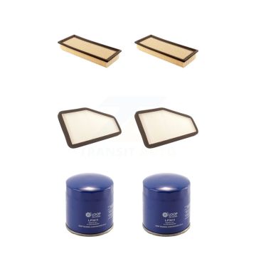 2x Air + 2x Cabin + 2x Engine Oil Filter (6 Total) Kit For Ford Escape Mazda Tribute KFM-100771