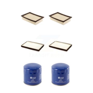 2x Air + 2x Cabin + 2x Engine Oil Filter (6 Total) Kit For Ford Escape Mazda Tribute 3.0L KFM-100772